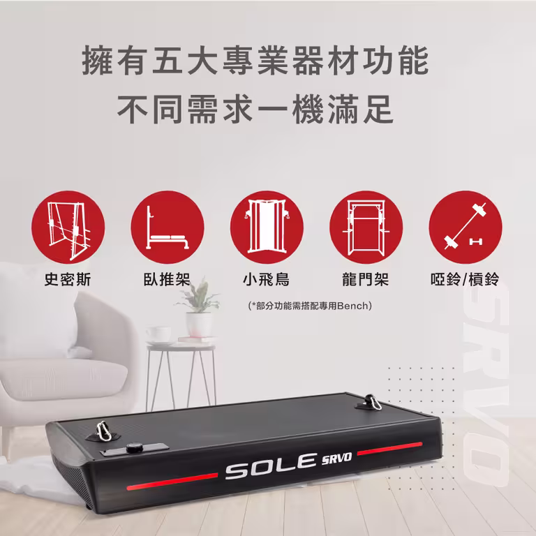 SRVO 智能重訓機+重訓椅